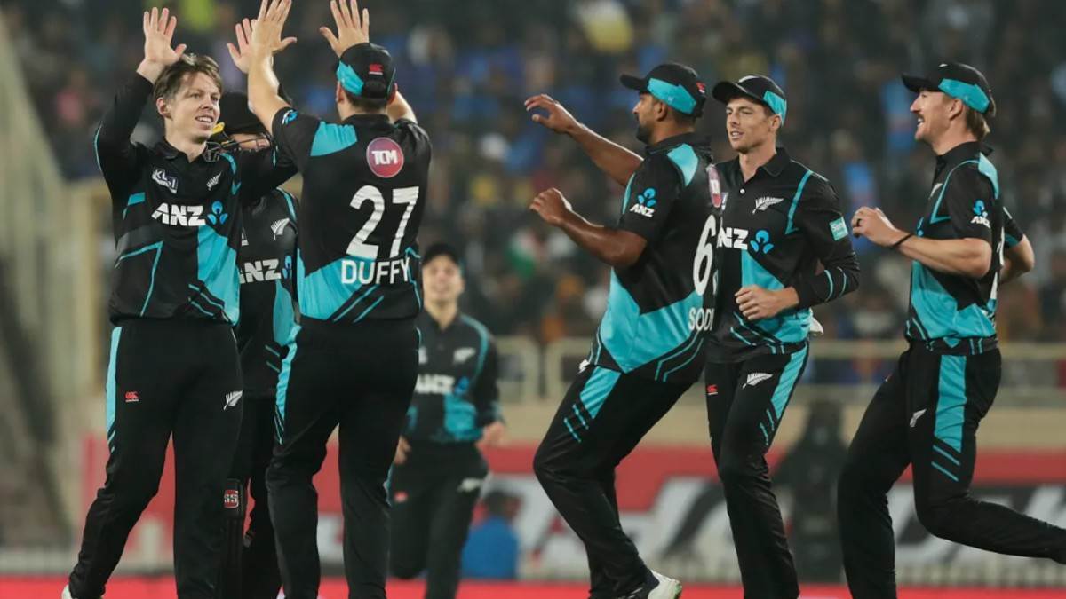 Washington Sundars stormy halfcentury was useless New Zealand won the first T20 match by 21 runs
